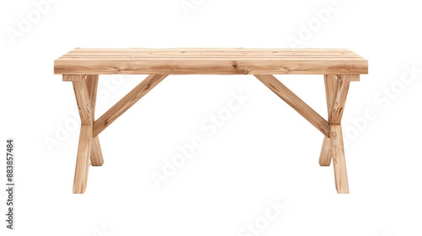 Obraz Terrace table isolate on white background