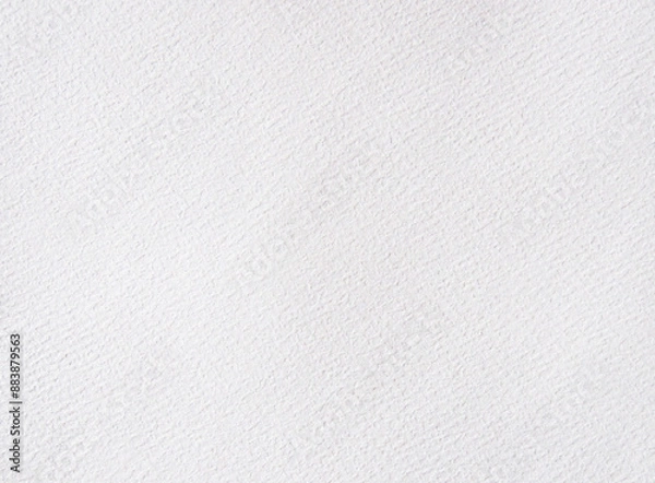 Obraz White construction paper background with fine textured pattern（細かいテクスチャ模様が入った白い画用紙背景）
