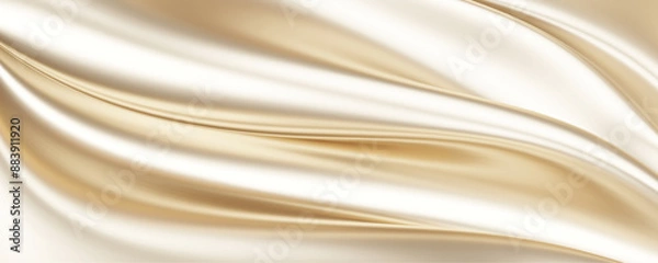 Fototapeta Luxury pearl fabric background 3d render