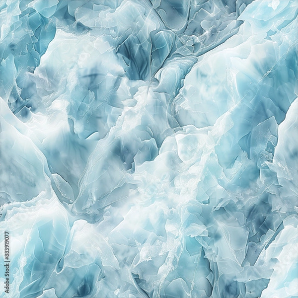 Obraz 氷河の結晶テクスチャ