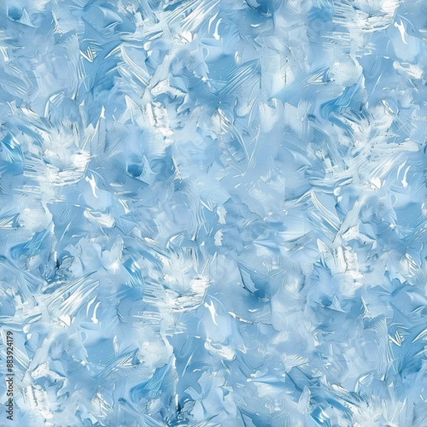 Fototapeta 繊細な霜の結晶テクスチャ