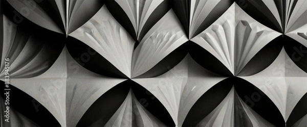 Obraz black and white pattern