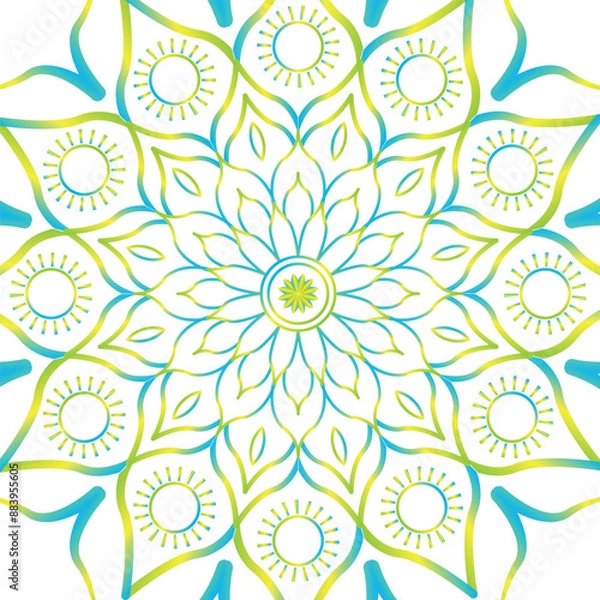 Fototapeta This is simple and vector floral background and it is editable.