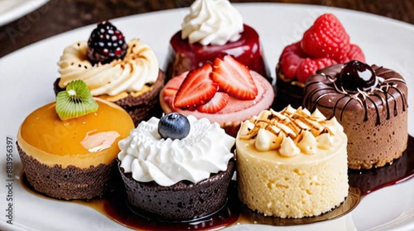 Obraz Dessert on plate