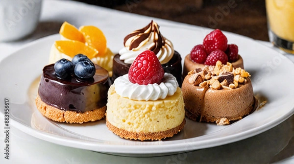 Obraz Dessert on plate