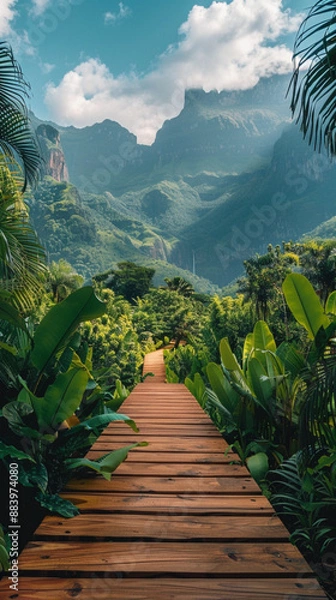 Obraz landscape with trees