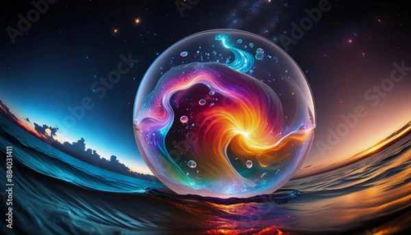 Fototapeta カラフルな抽象的模様