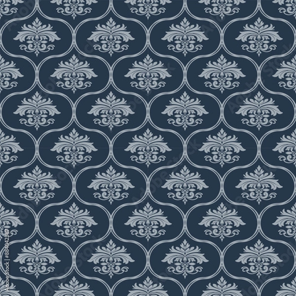 Fototapeta Victorian elegance seamless pattern