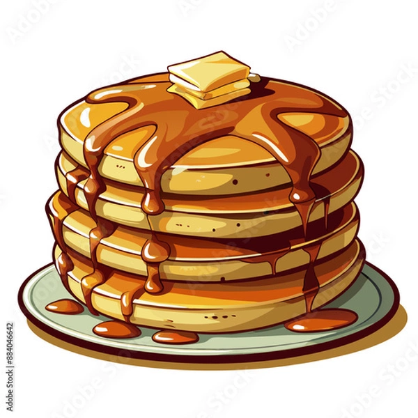Fototapeta stack of pancakes