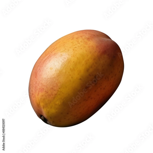 Obraz Fresh mango fruit isolated on transparent background, fresh fruit