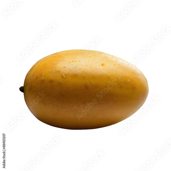 Obraz Fresh mango fruit isolated on transparent background, fresh fruit