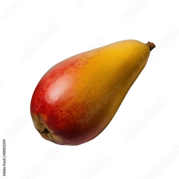 Obraz Fresh mango fruit isolated on transparent background, fresh fruit