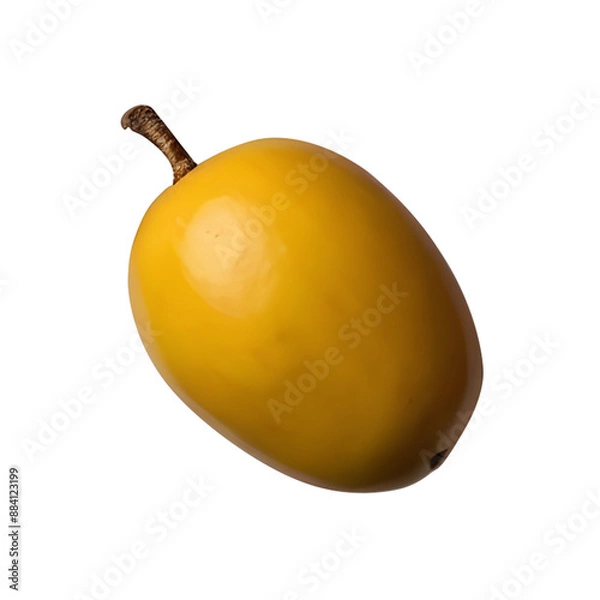 Obraz Fresh mango fruit isolated on transparent background, fresh fruit