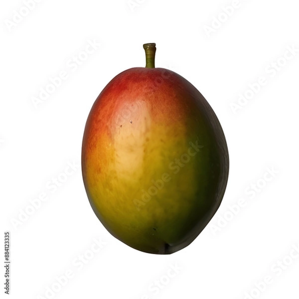 Obraz Fresh mango fruit isolated on transparent background, fresh fruit