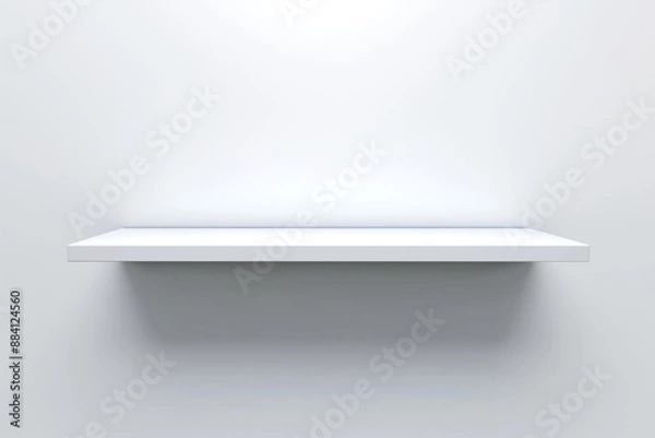 Fototapeta empty shelves on a wall