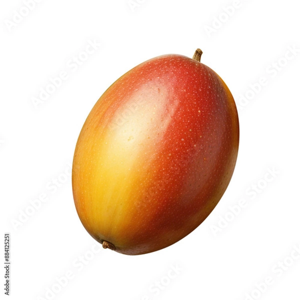 Obraz Fresh mango fruit isolated on transparent background, fresh fruit