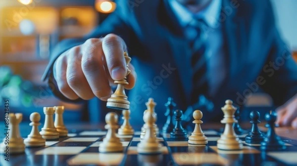 Fototapeta Learn about corporate restructuring and turnaround strategies in corporate finance, revitalizing struggling businesses through strategic initiatives.