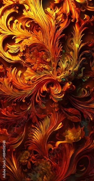 Fototapeta abstract fractal background