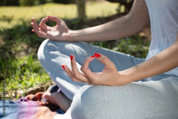 Obraz meditation and yoga