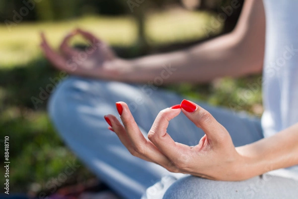 Obraz meditation and yoga