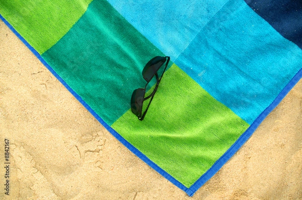 Fototapeta serviette de plage