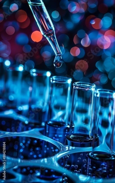 Fototapeta biotechnology conference featuring top specialists, information, and networking
