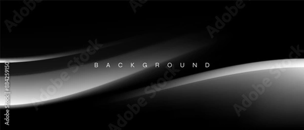 Obraz Clean minimalist luxury black background