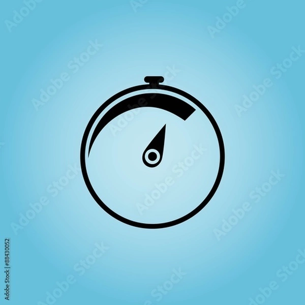 Obraz Speedometer icon, vector