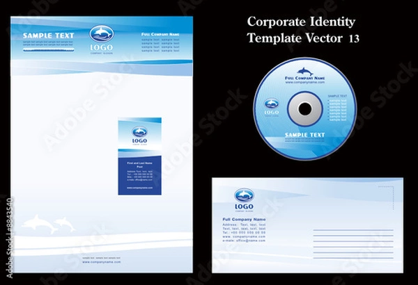 Obraz Corporate Vector Business Template 13