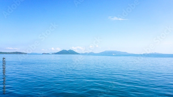 Fototapeta 小豆島行きフェリーの風景