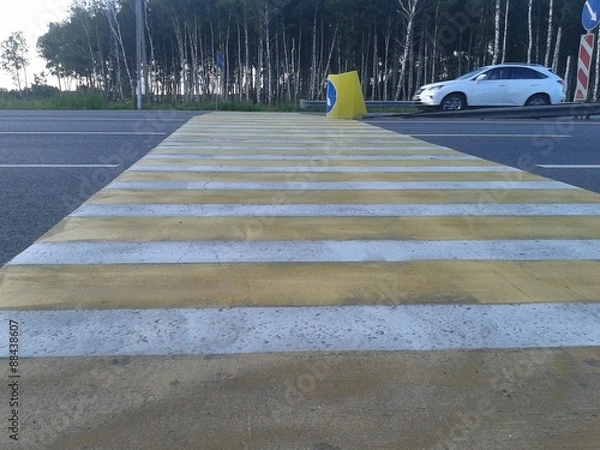 Fototapeta The crosswalk