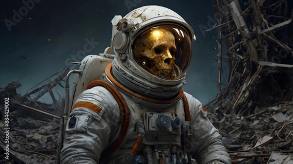 Obraz astronaut stuck in space