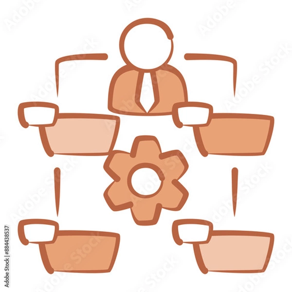 Obraz Organization Structure Icon