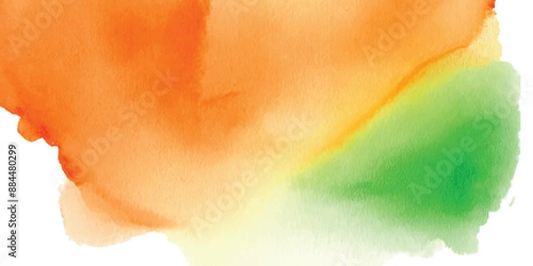 Obraz Indian tri watercolor  background vector file 