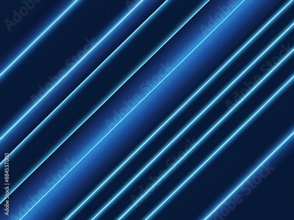 Fototapeta blue abstract background rays on black