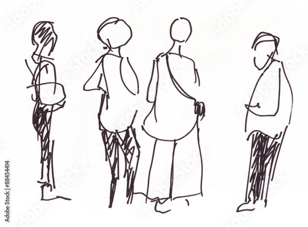 Fototapeta instant sketch
