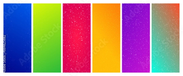 Fototapeta Abstract gradient geometric background with squares
