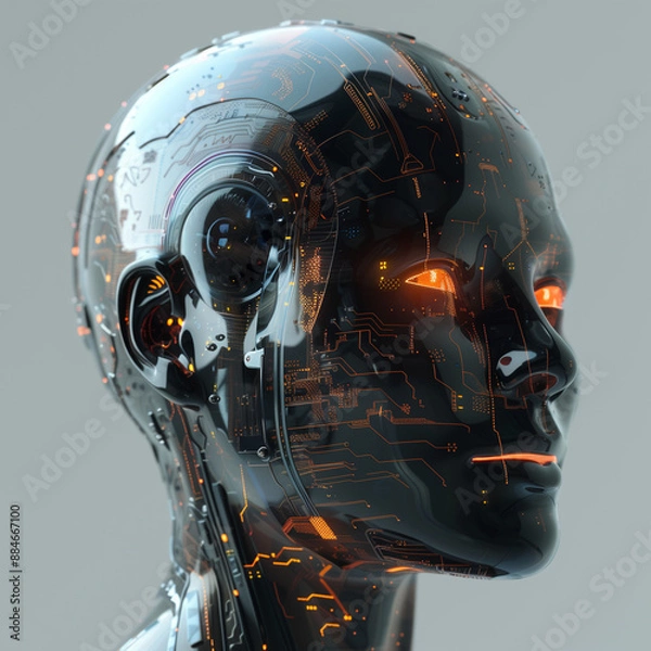 Obraz spaceship flying through the space