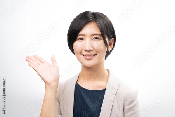 Obraz 提案する女性