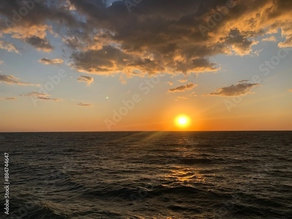 Obraz sunset over the sea