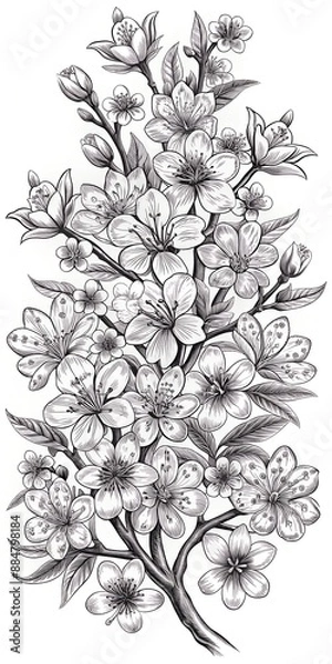 Obraz black and white background