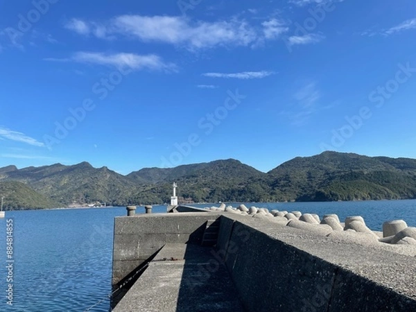 Fototapeta 晴れた日の海