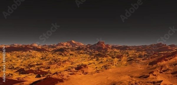 Obraz Świat marsjański