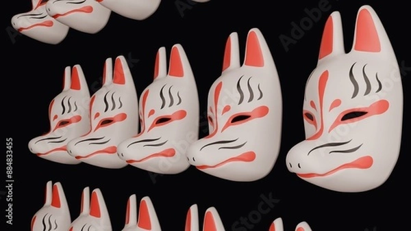 Fototapeta 狐面5