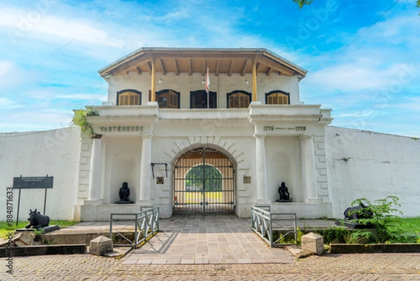 Obraz Vastenburg Fort, a Dutch heritage fort located in the city of Surakarta, Indonesia. This fort was built in 1745.