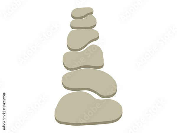 Fototapeta Rock Path texture Background illustration