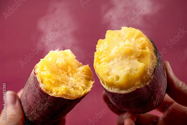 Obraz 秋の味覚　焼き芋