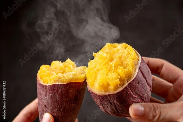 Obraz 秋の味覚　焼き芋