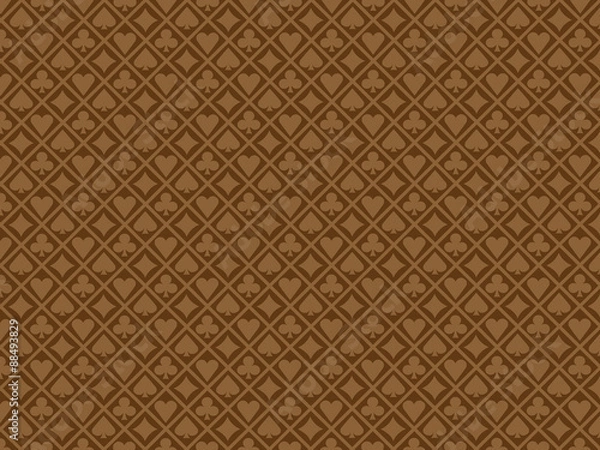 Fototapeta Poker brown background