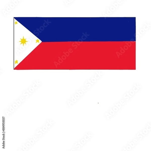Fototapeta Philippine flag